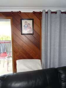 Project - Shutters in a timber lined media room 5 DSC06847